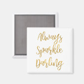 Aimant Or toujours étincelante (Recto/Verso)