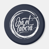 Aimant Ora et labora (Devant)