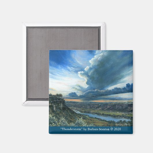 Aimant "orage" (Recto/Verso)