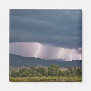 Aimant Orage a produit des éclairs dans le Jocko