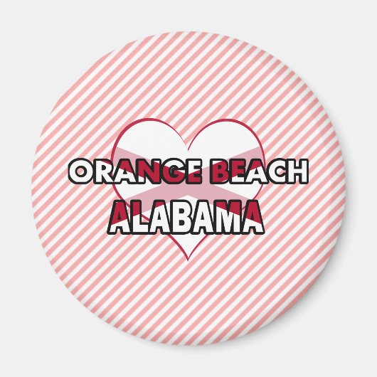 Aimant Orange Beach, Alabama (Devant)