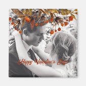 Aimant Orange Brown Folithe Valentine Ajouter Votre Propr (Devant)