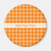 Aimant Orange Combination Diamond Pattern by STaylor (Devant)