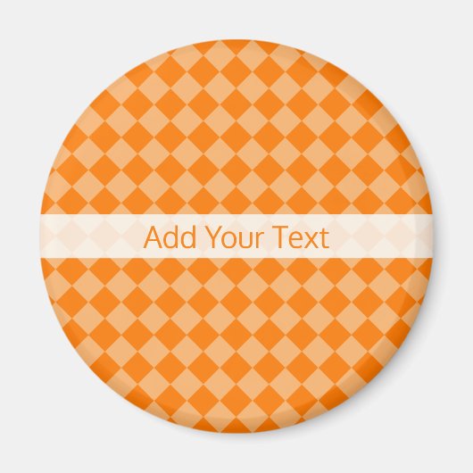 Aimant Orange Combination Diamond Pattern by STaylor (Devant)
