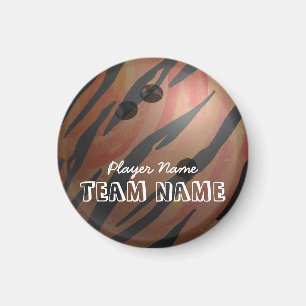 Aimant Orange de Bowling Ball