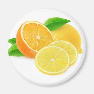 Aimant Orange et citron