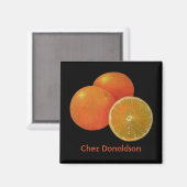 Aimant Orange frais (Recto/Verso)