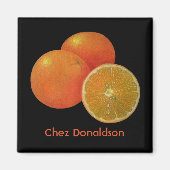 Aimant Orange frais (Devant)