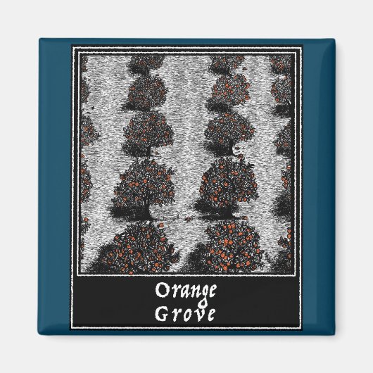 Aimant Orange Grove (Devant)