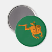 Aimant Orange Halloween Frog (Recto/Verso)