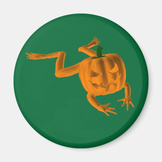Aimant Orange Halloween Frog (Devant)