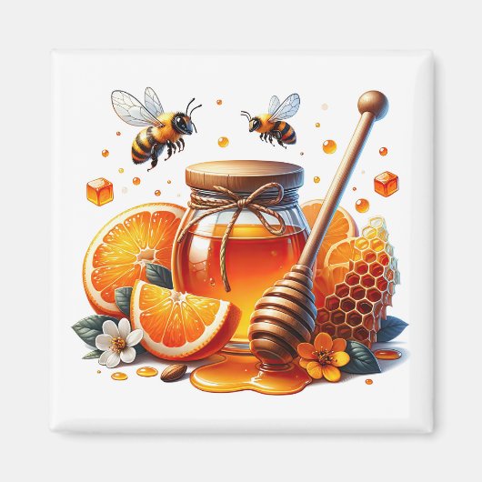 Aimant Orange Honey   (Devant)