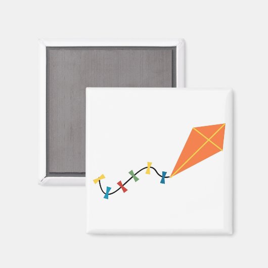Aimant Orange Kite (Recto/Verso)