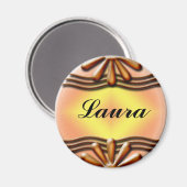 Aimant Orange plaque (Recto/Verso)