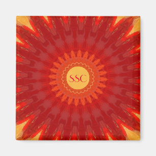 Aimant Orange Starburst