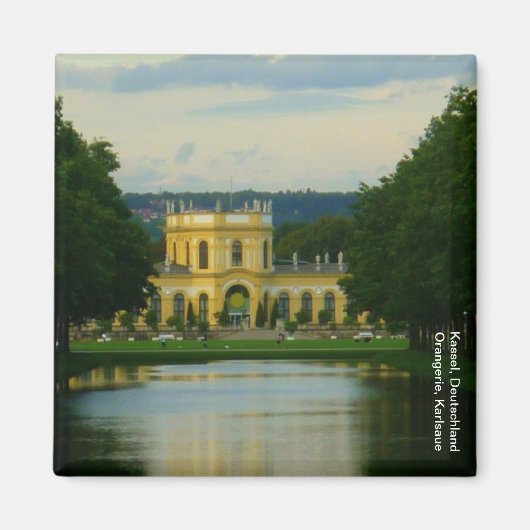 Aimant Orangerie de Karlsaue, Kassel (Allemagne) (Devant)