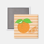 Aimant Oranges acidulés (Recto/Verso)