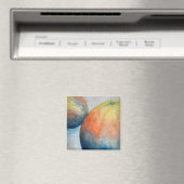 Aimant oranges aquarelles (In Situ (Lave-vaisselle))