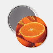 Aimant Oranges - découpées (Recto/Verso)