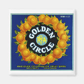 Aimant Oranges du cercle d'or (Devant)