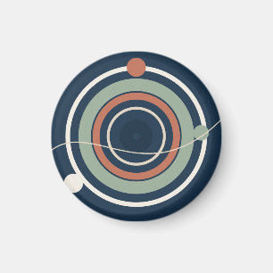 Aimant Orbites circulaires calmes en marine et sauge