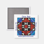 Aimant Orca Bay Mystery Quiltville (Recto/Verso)