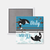 Aimant Orca Killer Whale Dirty/Clean (Recto/Verso)