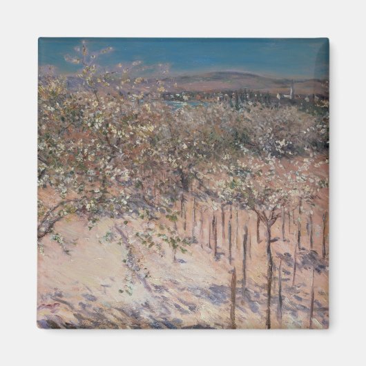 Aimant Orchard avec pommiers à fleurs, Colombes (Devant)