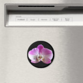 Aimant Orchid de Purple et White (In Situ (Lave-vaisselle))