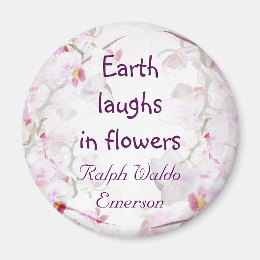 Aimant orchidée (Devant)