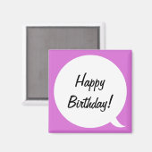 Aimant Orchidée - bulle 2 (Recto/Verso)