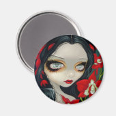 Aimant "Orchidée de sang" (Recto/Verso)