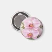Aimant Orchidée Phalaenopsis Rose Tendre (Recto/Verso)