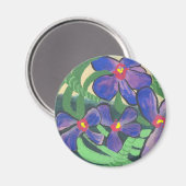 Aimant Orchidées dans l'aimant ombragé (Recto/Verso)