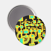 Aimant Ordinateur Alien (Recto/Verso)