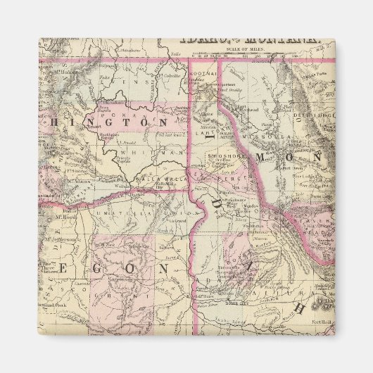 Aimant Ore, Laver, Ida, Mont (Devant)