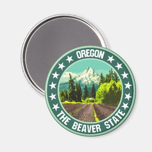 Aimant Oregon (Recto/Verso)