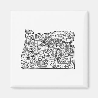 Aimant Oregon Doodle