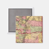 Aimant Oregon et le territoire de Washington (Recto/Verso)