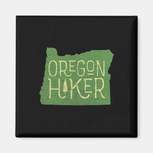 Aimant Oregon Hiker Outdoors Clic Retro Randonnée Adventu