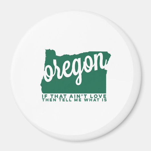 Aimant oregon | paroles de chansons | vert (Devant)