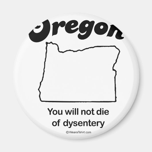 Aimant OREGON - T-shirts et vêtements "OREGON STATE MOTTO (Devant)