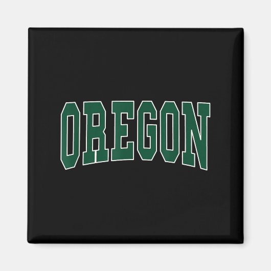 Aimant Oregon - Throwback Design - Clic  (Devant)