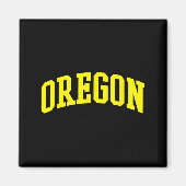 Aimant Oregon - Throwback Design - Clic  (Devant)