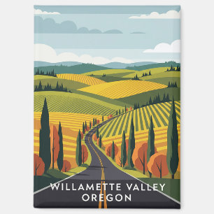 Aimant Oregon Willamette Valley Travel