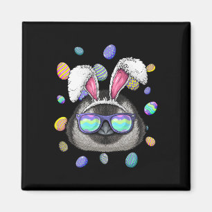 Aimant Oreilles de lapin de Pâques de pingouin Chasse aux