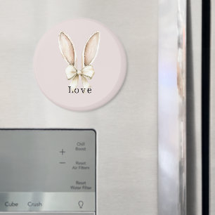 Aimant Oreilles de lapin de Pâques Nœud Amour