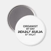Aimant Organiste Deadem Ninja par nuit (Recto/Verso)