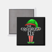 Aimant Organized Elf Group Matching Family Christmas  (Recto/Verso)