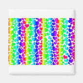 Aimant orgueil arc-en-ciel (Devant)